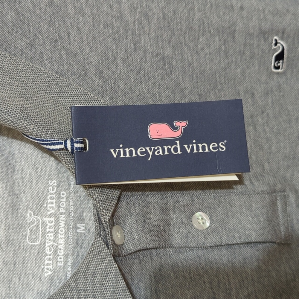 NWT Vineyard Vines Edgartown Pique Polo - Picture 7 of 10